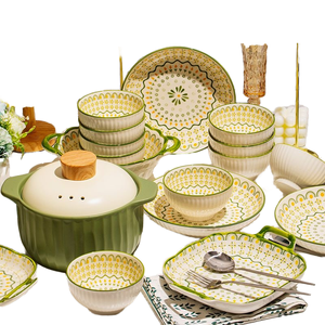 Juegos de Vajilla de Porcelana Nórdica para Restaurantes y Hoteles, con Tazones para Ensalada y Sopa - Product Image 1