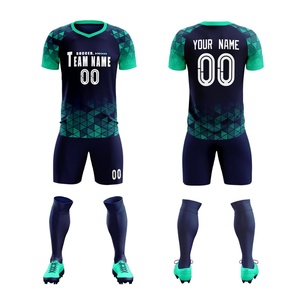 Conjunto de Camiseta de Fútbol Personalizada para Hombre, Camiseta de Fútbol con Nombre y Número, Uniforme de Entrenamiento Deportivo de Spandex/Poliéster - Product Image 6
