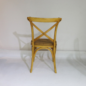 wholesale stackable modern design outdoor event <span class=keywords><strong>tiffany</strong></span> chiavari wood wedding cross back chair with cushion - Product Image 3
