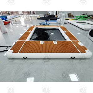 Trong Kho Gửi Ngay Lập Tức Kích Thước Tùy Chỉnh Inflatable Biển Hồ Bơi EVA Bọt Bơi Bơm Hơi Hồ Bơi Du Thuyền Dock Nổi Nền Tảng - Product Image 5