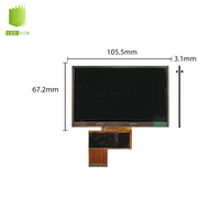 AUO 4,3 Zoll 480x272 RGB LCD-Panel A043FTN03.0 Satelliten-Kompass-Display 4,3 Zoll LCD-Module