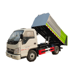 ขายร้อน 6 ล้อดีเซลรถบรรทุกขยะขนาดกะทัดรัดถังขยะรถเก็บขยะ - Product Image 4