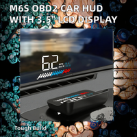 Nuevo HUD OBD2 para Auto M6s en Oferta, Pantalla de Proyección LCD de 3.5 Pulgadas, Velocímetro Digital Universal