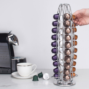 Organisateur rotatif de carrousel de support de capsule de café de 360 degrés pour <span class=keywords><strong>Nespresso</strong></span> K-Cup Machines Solution de stockage - Product Image 2