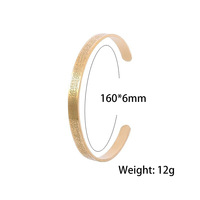 Brazaletes y Pulseras Clásicas de Acero Inoxidable con Dijes, Chapadas en Oro de 18K, con Grabado Árabe Islámico, Joyería de Moda