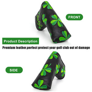 Fast Delivery Golf Blade <b>Putter</b> Leather Headcover Pu Leather Golf <b>Head</b> <b>Covers</b> <b>Putter</b> <b>Cover</b> - Product Image 4
