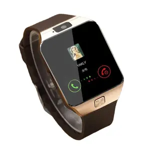 Venta caliente pantalla táctil reloj inteligente dz09 con cámara de diente azul reloj de pulsera para hombres tarjeta SIM reloj inteligente para teléfonos iOS Android