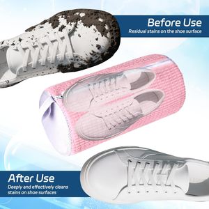 Custom Logo Chenille Sneaker Storage <b>Bag</b> Washable for Laundry Cleaning Shoe Wash Machine with Thickening Zipper - Product Image 5