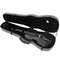 Étui de transport haut de gamme pour violon 4/4 en fibre de carbone, étanche, ultra-léger, avec fermeture éclair, boîte triangulaire, sac de luxe, modèle de marque OEM