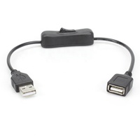 Cable DE DATOS USB 2,0 de PVC estándar con interruptor para PC