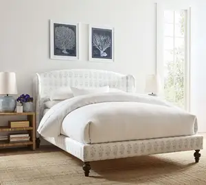 시그마 럭셔리 침실 지원 맞춤형 침대 최신 덮개를 씌운 플랫폼 더블 퀸 킹 사이즈 침대