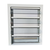 Jalousie — fenêtres de maison réglables en verre, Aluminium