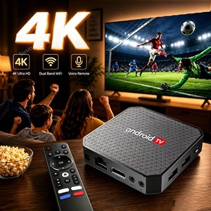 Boîtier TV intelligent 4K X5, best-seller, WiFi6, Quad Core, 2+8 Go, Allwinner H313, Android 10, lecteur multimédia 4K Ultra HD - Product Image 1