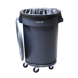 Contenedor de <span class=keywords><strong>Basura</strong></span> Grande para Exteriores, <span class=keywords><strong>Cubo</strong></span> de <span class=keywords><strong>Basura</strong></span> de Plástico con Tapa, Contenedor de Residuos Ecológico para Hotel, Mercado, Fábrica, Parque, Contenedor de Reciclaje para el Hogar - Product Image 3