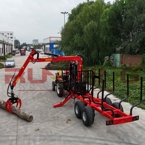 Grúa de madera para troncos pesados, cargador de grúa <span class=keywords><strong>forestal</strong></span> de madera, grúa modelo L para remolque de transitario de troncos - Product Image 3