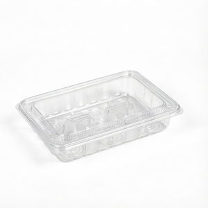 <b>Clear</b> PET Plastic Pastry <b>Box</b> Rectangular Food Storage Container for Bakery Cookies Cupcakes Sweets Recyclable Customizable - Product Image 2