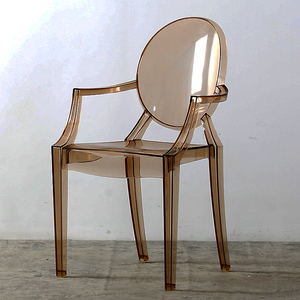 <span class=keywords><strong>Fauteuil</strong></span> fantôme Transparent, élégant, en plastique Transparent, avec accoudoirs, nouveau modèle - Product Image 3