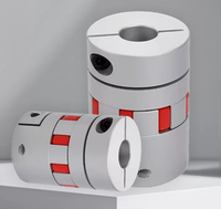 Accouplement élastique à double structure personnalisable OEM, moteur servo en aluminium, encodeur à vis étoile, accouplements d'arbre