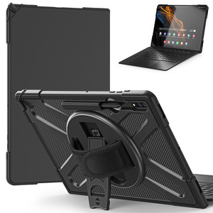 Funda con soporte giratorio de 360 grados en la parte posterior y correa para las manos para la tableta <span class=keywords><strong>Samsung</strong></span> Galaxy Tab <span class=keywords><strong>S8</strong></span> Ultra <span class=keywords><strong>5G</strong></span> de 14.6 pulgadas SM-X900/X906 2022 - Product Image 1