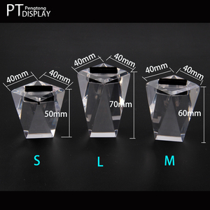 Chất lượng cao cao cấp acrylic trang sức hiển thị chủ kim cương cây-mảnh đứng cho nhẫn sang trọng container - Product Image 3
