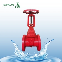 Vanne à opercule manuelle TG Z45X AWWA DIN F4 2" 4" à joint souple et siège élastique pour eau, températures normales-moyennes-basses, garantie 2 ans