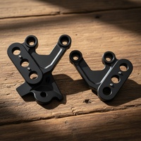 Support d'abaissement de repose-pieds, kit d'extension de fixation pour moto électrique tout-terrain, en alliage d'aluminium CNC de haute qualité