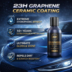 Recubrimiento Cerámico de Grafeno 23H, Superhidrófobo, Efecto de Repelencia al Agua, Autolimpiante, Efecto Repelente Extremo, 2.4oz - Product Image 2