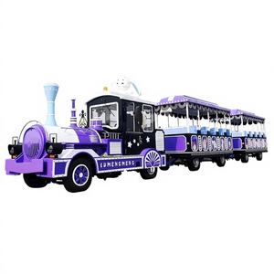 Patio trasero público Comercial Centro comercial Patio de juegos Directo de fábrica Eléctrico sin rieles Acero Tren turístico Paseo Venta Certificado CE - Product Image 1