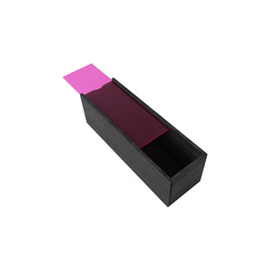 Caja de Madera para Vino con Tapa Acrílica Rectangular, Empaque para Almacenamiento de una Sola Botella - Product Image 2