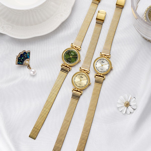New <b>large</b> dial steel strap watch for women Korean version fashionable diamond studded waterproof quartz watch - Product Image 4