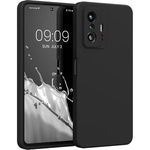 Funda para Xiaomi 11T 11T Pro, funda protectora trasera delgada de silicona TPU para teléfono, color negro - Product Image 1