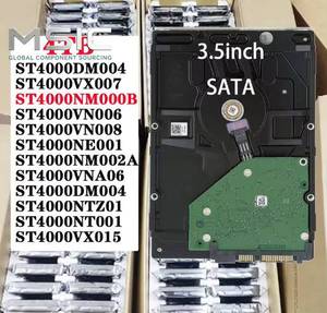 ฮาร์ดดิสก์ไดรฟ์ภายใน ST4000NM000B ความจุ 4TB สำหรับองค์กร ขนาด 3.5 นิ้ว 512n SATA 6Gb/s 7200RPM 256MB - Product Image 1
