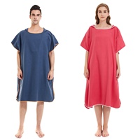 Holesale-poncho de microfibra para surf, toalla de playa de secado rápido con logotipo personalizado