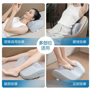 Neck And Cervical Spine Massager Moon Pillow USB Rechargeable Hot Compress Kneading For Neck Waist Back Legs Home Use - Product Image 1