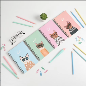 Bloc-notes A5 en papier recyclé, motif <span class=keywords><strong>chat</strong></span> de <span class=keywords><strong>dessin</strong></span> animé, petit et <span class=keywords><strong>mignon</strong></span>, vente en gros, promotion 2634 - Product Image 4