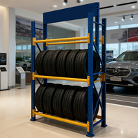 LIDE T05 Porte-pneu écologique personnalisable pour moto Semi Truck Car Heavy-Duty Display/Storage Solution for Auto Repair Shops
