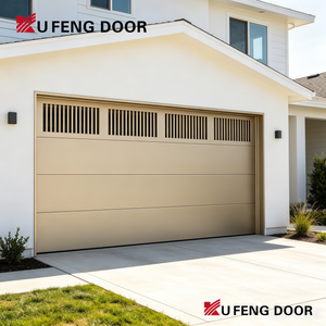 <span class=keywords><strong>Porte</strong></span> de <span class=keywords><strong>garage</strong></span> moderne en aluminium à lames, pliante, inclinable, pare-balles, coupe-vent, encastrée, pour villas de luxe - Product Image 2