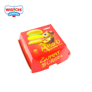 Free Sample Halal Gummy Burger <strong>Fruit</strong> Chew Candies Gummy Bulk <strong>Fruit</strong> Juice Burger Gummy Candies Sweet Fruity Flavor Box Packaging - Product Image 6