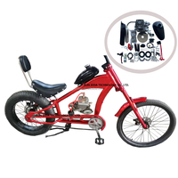 Kit moteur de vélo à essence DIY pour cyclomoteur, scooter, chopper, avec double bougie d'allumage, 100cc 80cc, 2 temps