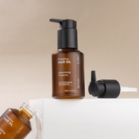 Bouteille de savon pour les mains en verre ambré 100ml 120ml 200ml 300ml Bouteille de lotion d'huile pour le corps Bouteille de pompe en verre de luxe pour cosmétiques