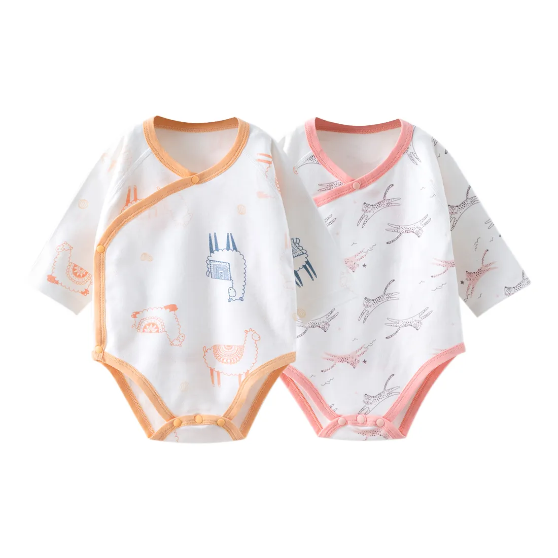 2023 Nieuwe Aankomst 0-6 Maanden Pasgeboren Baby Kleding Zachte Jumpsuit 100% Katoenen Baby Baby Rompertjes