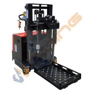 Oem Customized 1.5ton Walk/stand Drive Hydraulic Full Electric Pallet Stacker Electric Forklift