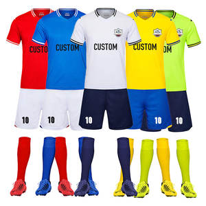 Jugend Fußball Uniformen Sets Erwachsene Sport hemden Fußball Junge Fußball Trikot Günstige Quick Dry Sport Streetwear - Product Image 1