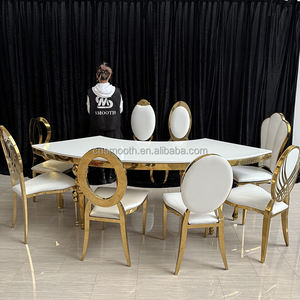 Liscio e rotondo banchetto da <span class=keywords><strong>tavolo</strong></span> <span class=keywords><strong>in</strong></span> acciaio inox specchio di <span class=keywords><strong>vetro</strong></span> MDF superiore serpentina <span class=keywords><strong>tavolo</strong></span> di nozze per banchetti <span class=keywords><strong>sala</strong></span> matrimonio - Product Image 3