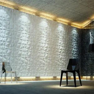 Home Interior Modern Design Decorative Pvc 3d Diamond Wall Panel