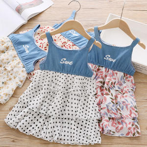 Vestidos de Mezclilla para Niñas, Estilo Princesa, al por Mayor, Producto Nuevo, de Fábrica de Ropa Infantil en China - Product Image 2