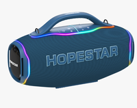 Speaker Nirkabel BT HOPESTAR A90 700W Tahan Air IPX6 8 Speaker Diafragma Bergetar Outdoor BT USB TF CARD TWS FM RGB LED