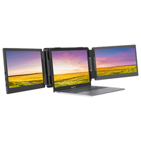 Eloam EL-P2 PRO Écran Triple Extensible 11,6 Pouces 60Hz FHD IPS Type-C Sans Cadre 99% RGB Compatible M1 MacBook USB