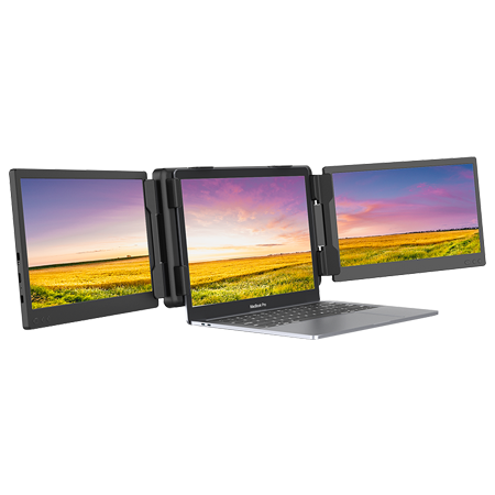 Eloam EL-P2 PRO 11.6inch Triple Screen Extender Monitor 60Hz FHD IPS Type-C Frameless 99% RGB Compatible M1 MacBook USB