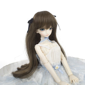 <span class=keywords><strong>Monster</strong></span> <span class=keywords><strong>high</strong></span>-peluca larga de ganchillo, Peluca de color hermoso para muñecas de 18 pulgadas BJD 1/4 1/ 6 1/8, venta al por mayor - Product Image 5
